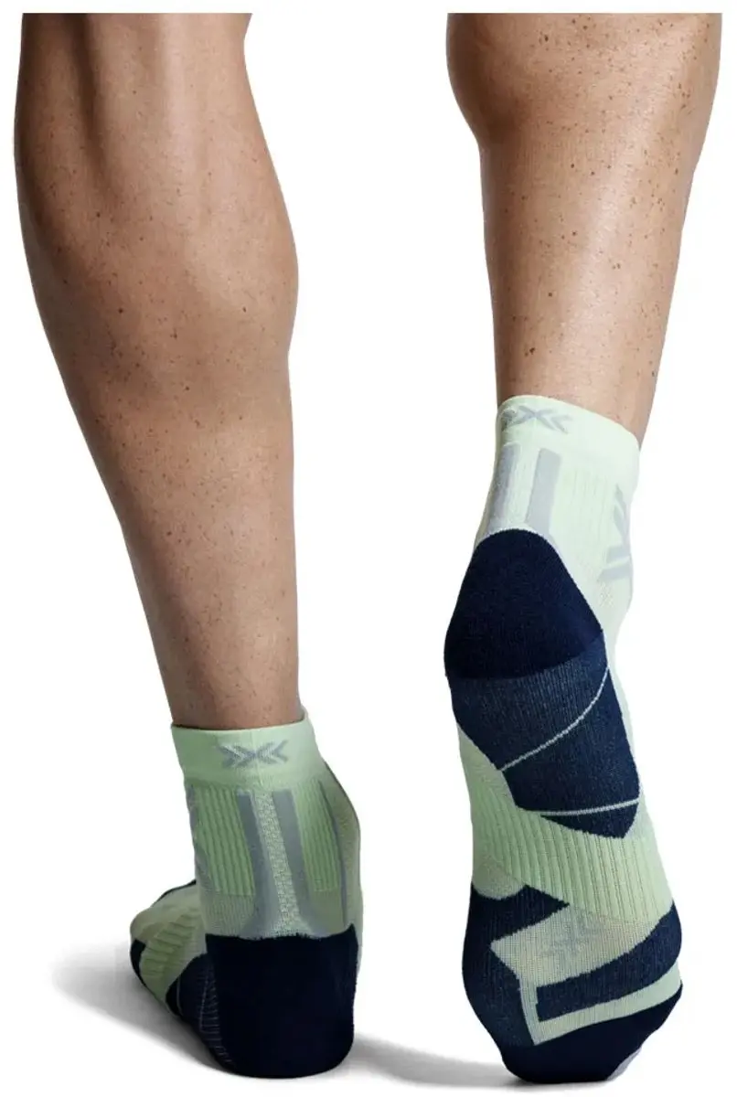 X-Bionic Run Discover Crew Hardloopsokken Neolime/X Zwart