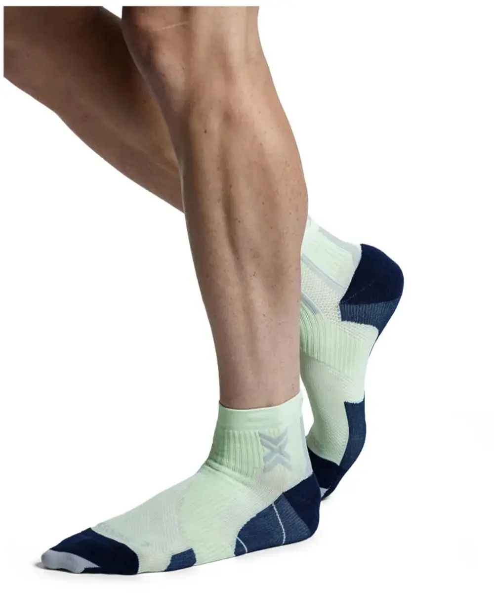 X-Bionic Run Discover Crew Hardloopsokken Neolime/X Zwart