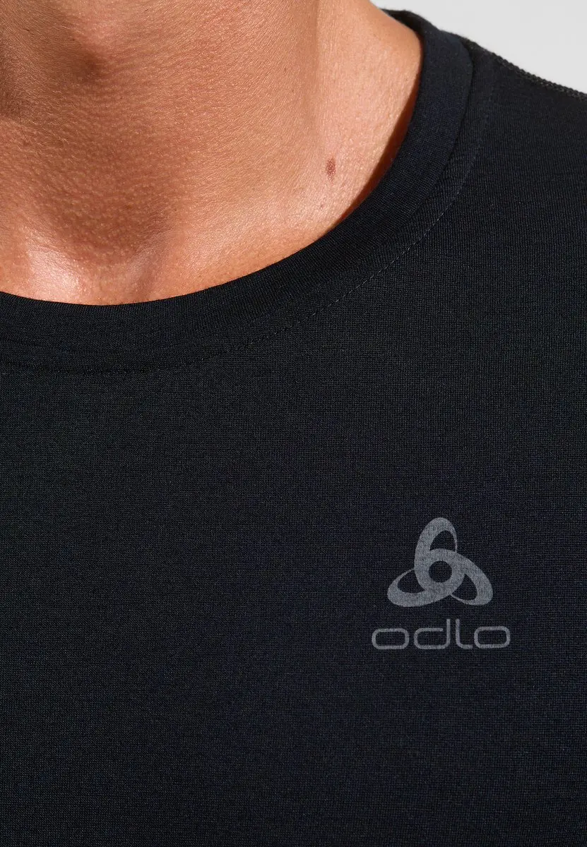 ODLO Natural Merino 200 Thermoshirt - Lange mouwen - Zwart