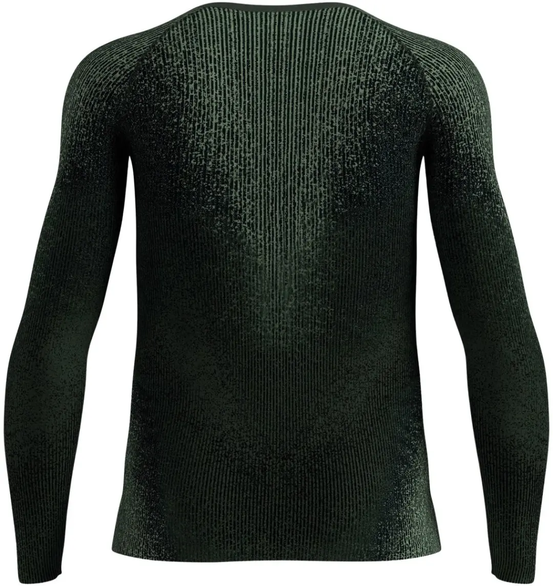 ODLO Blackcomb Eco Heren Longsleeve - Maat L - Donkergroen - afbeelding 2 van 6