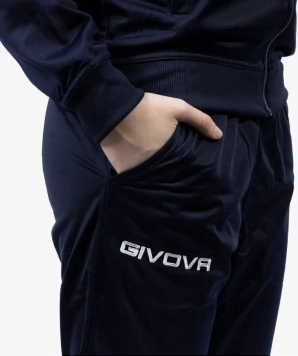 Givova Tuta Revolution Set - Jas & Broek - 2XL - Blauw-wit