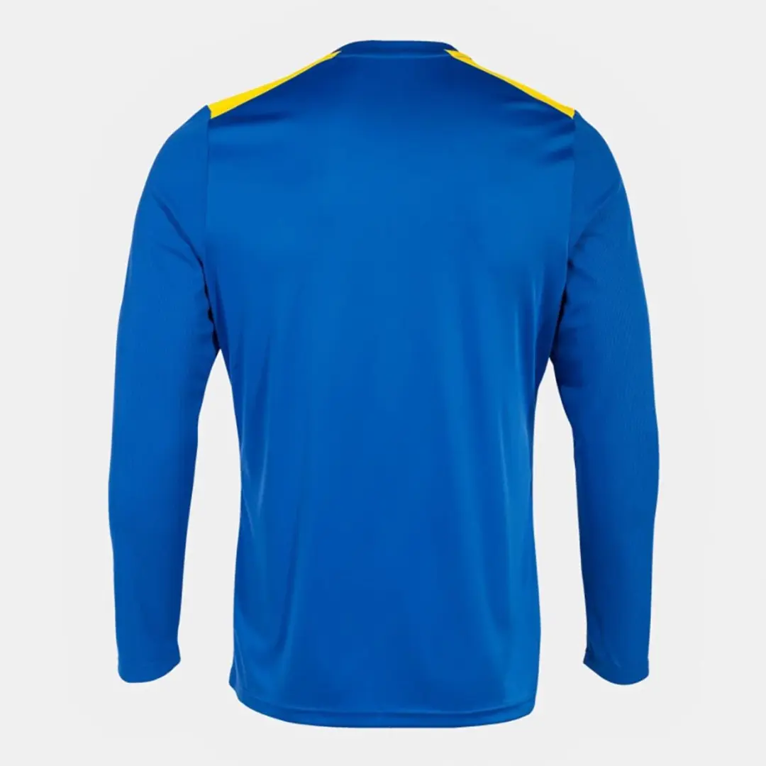 Joma Championship VII T-shirt Lange mouwen - L - Royal/Yellow - afbeelding 2 van 2