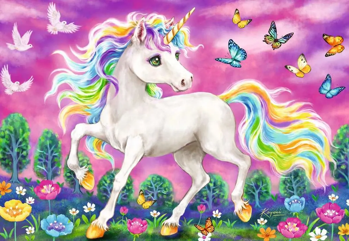 Ravensburger Unicorn and Pegasus Legpuzzel 48 Stuks - Multicolor
