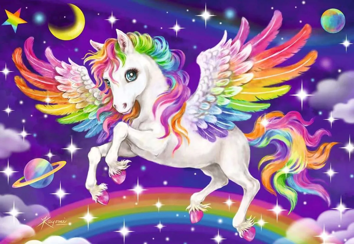Ravensburger Unicorn and Pegasus Legpuzzel 48 Stuks - Multicolor