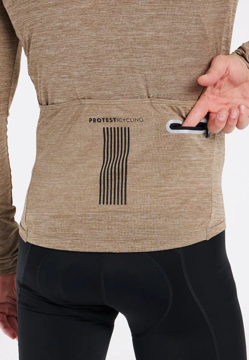 Protest Prtbrasvel Fietsshirt Heren XL - Bruin - afbeelding 6 van 6