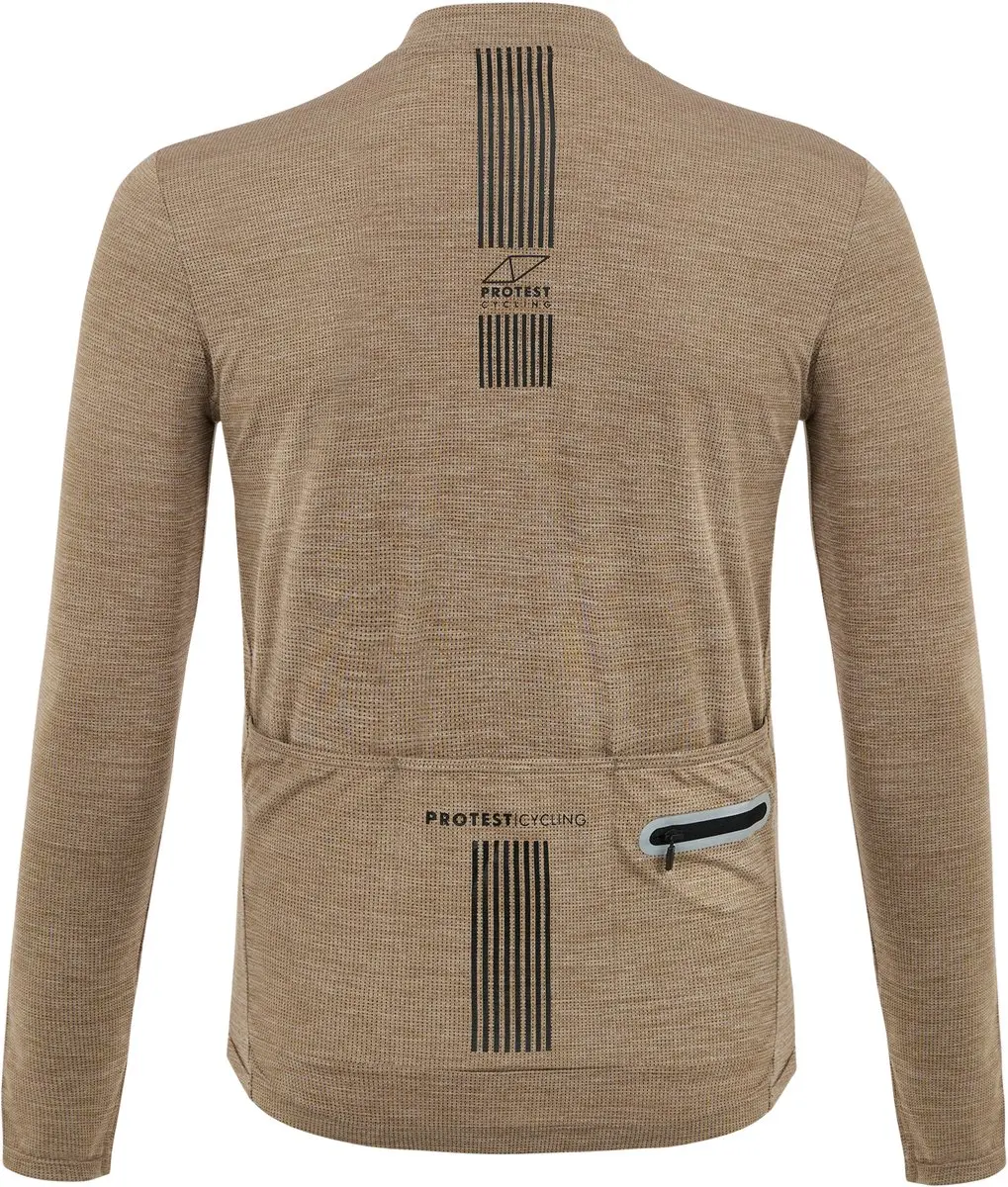 Protest Prtbrasvel Fietsshirt Heren XL - Bruin - afbeelding 2 van 6