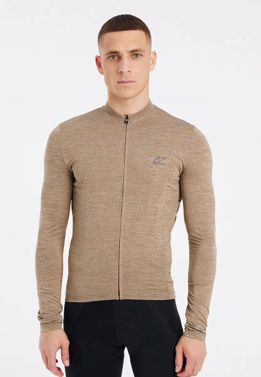 Protest Prtbrasvel Fietsshirt Heren XL - Bruin - afbeelding 4 van 6