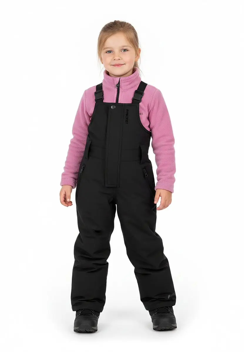 Protest PRTNeutroi TD Skibroek Meisjes Salopette - 10K Waterkolom - True Black