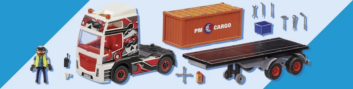 Playmobil City Action Cargo Truck 70771 - Multicolor - afbeelding 6 van 6