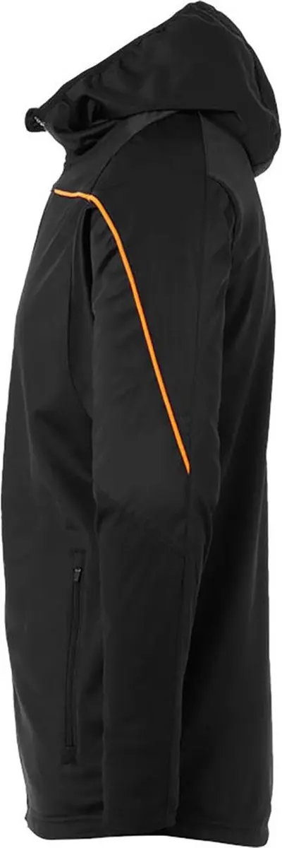 Uhlsport Stream 22 Trainingsjas Kind - Maat 140 - Zwart-Fluor Oranje
