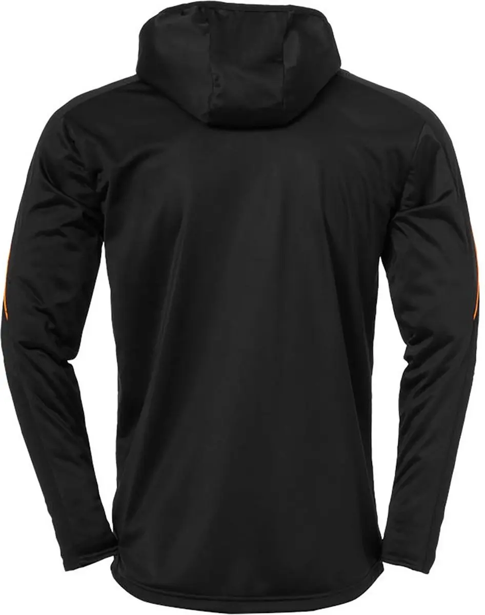 Uhlsport Stream 22 Trainingsjas Kind - Maat 140 - Zwart-Fluor Oranje