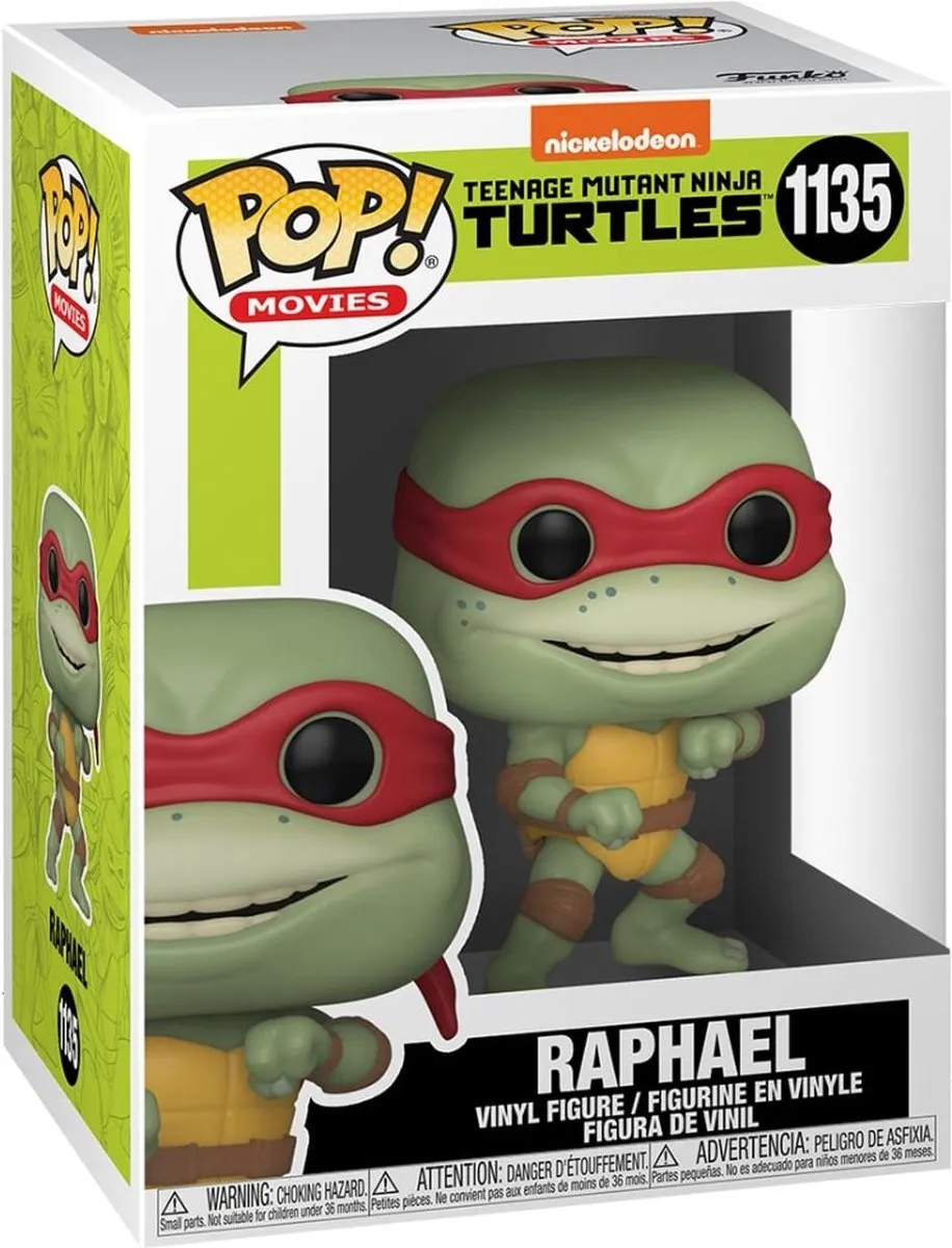 Funko Teenage Mutant Ninja Turtles POP! Movies Raphael - 9cm - Multicolor