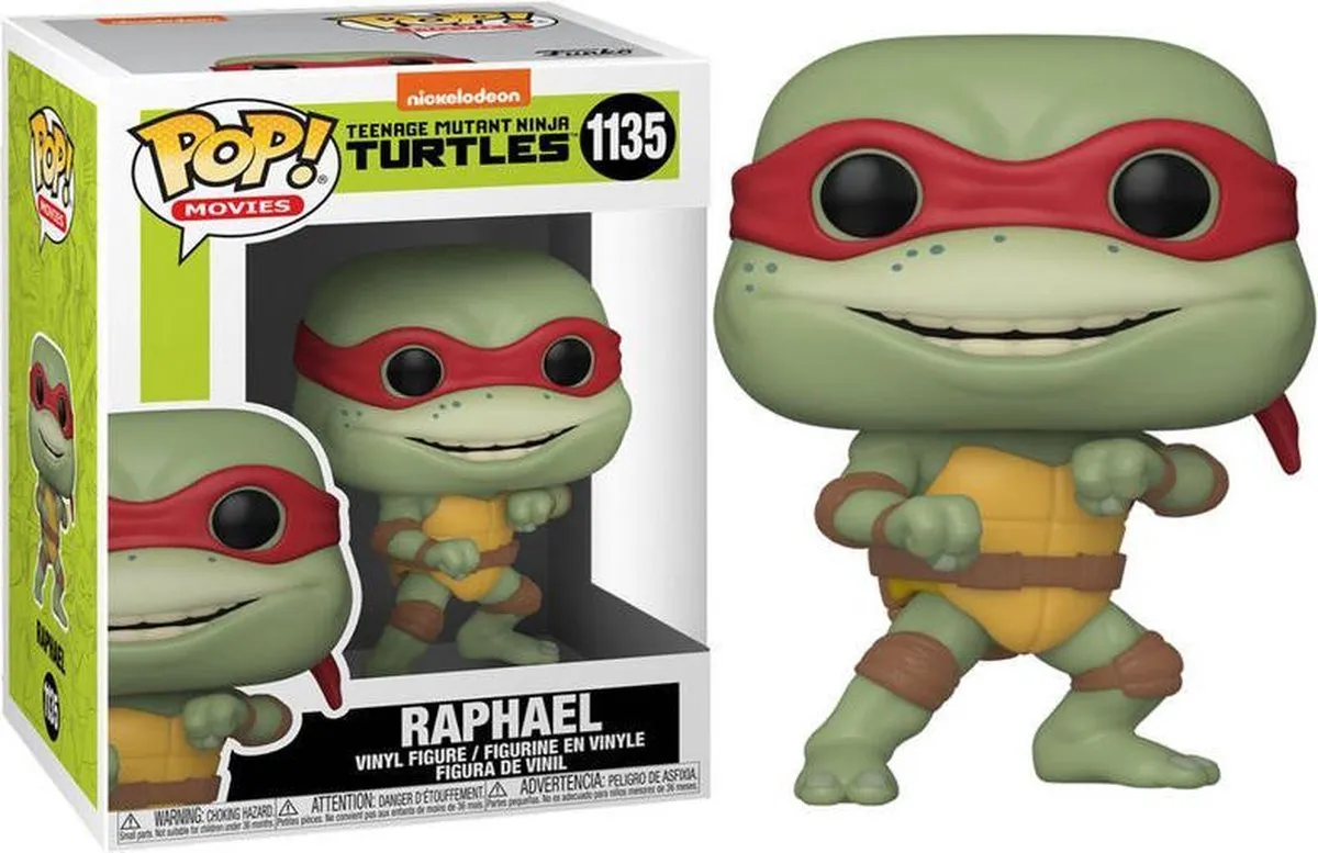 Funko Teenage Mutant Ninja Turtles POP! Movies Raphael - 9cm - Multicolor