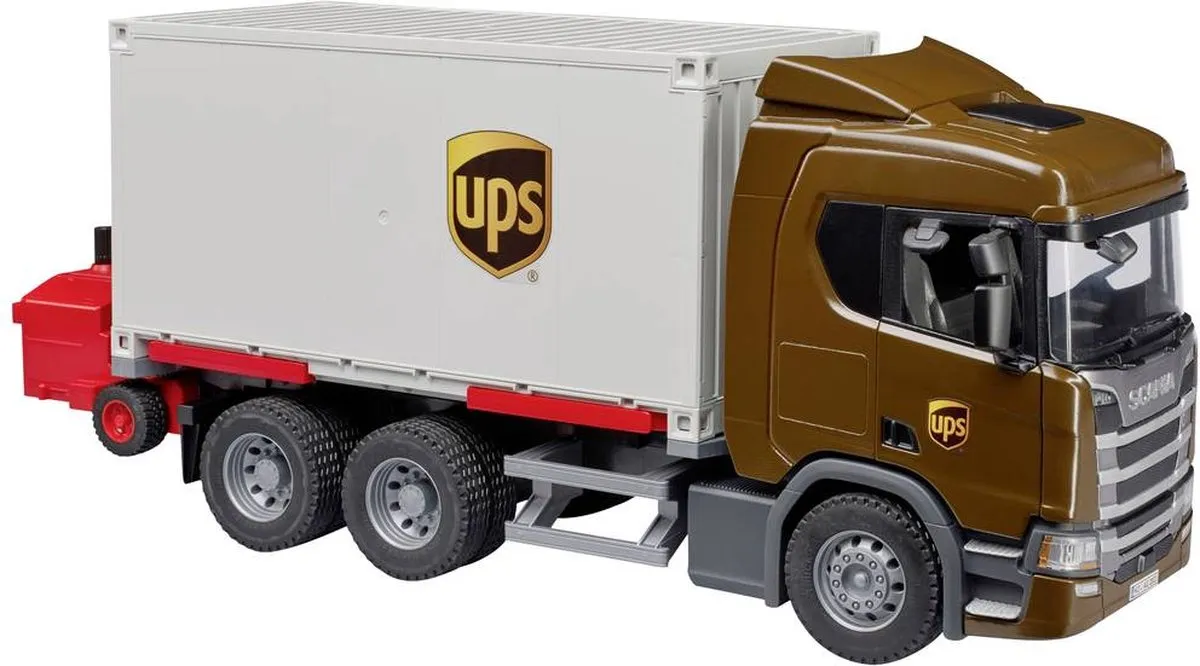 Bruder Scania UPS Vrachtwagen met Vorkheftruck 03582