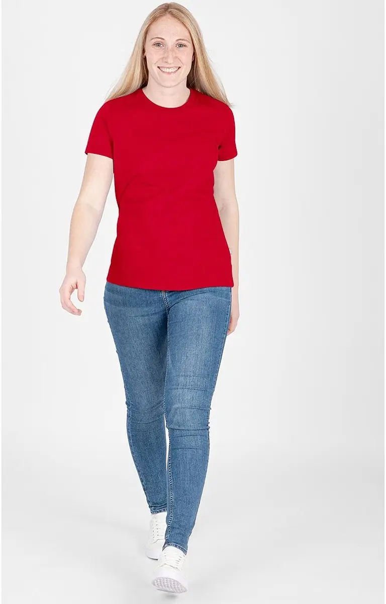 Jako Doubletex T-shirt Dames - Maat 48 - Rood