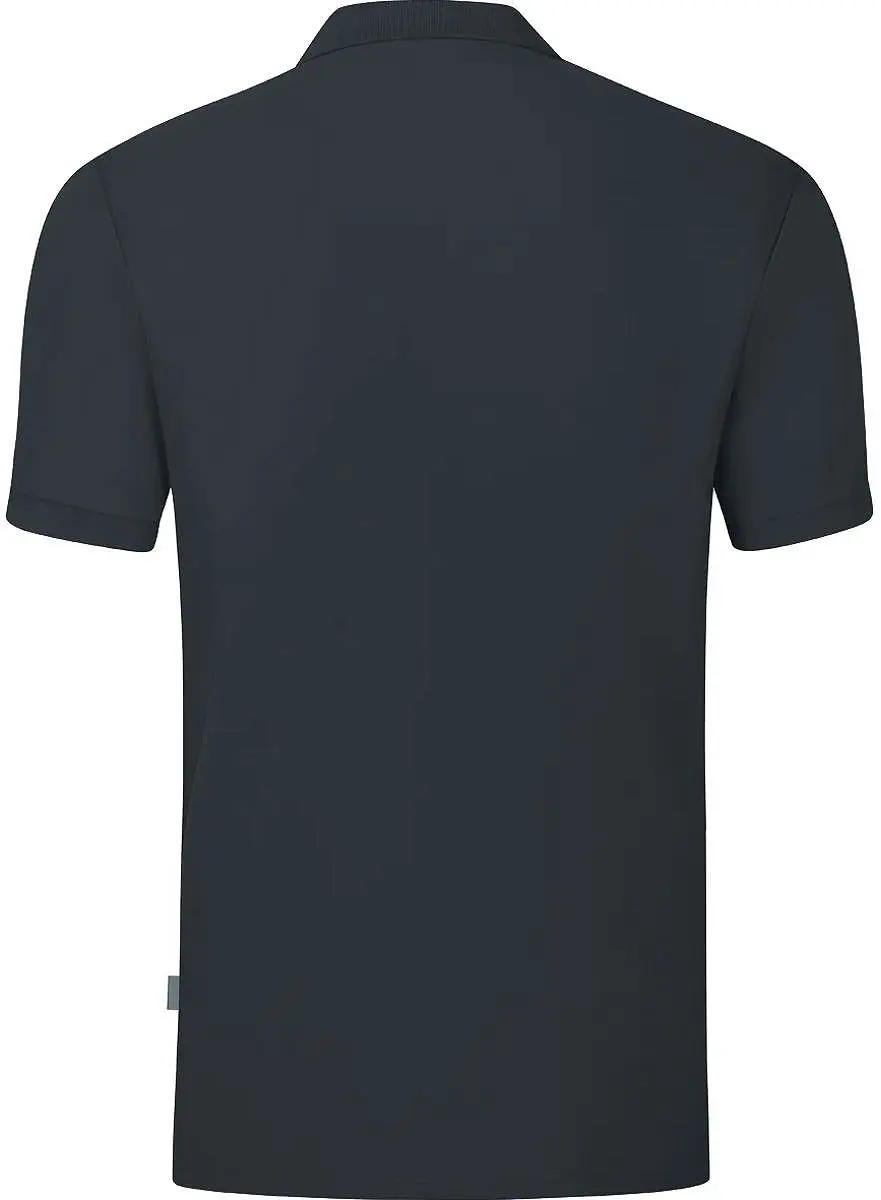 JAKO Organic Polo Heren - Antraciet 4XL