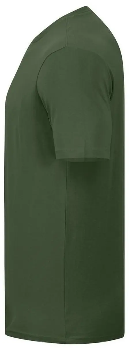 JAKO Organic Stretch T-Shirt Heren - Olijfgroen - Maat L