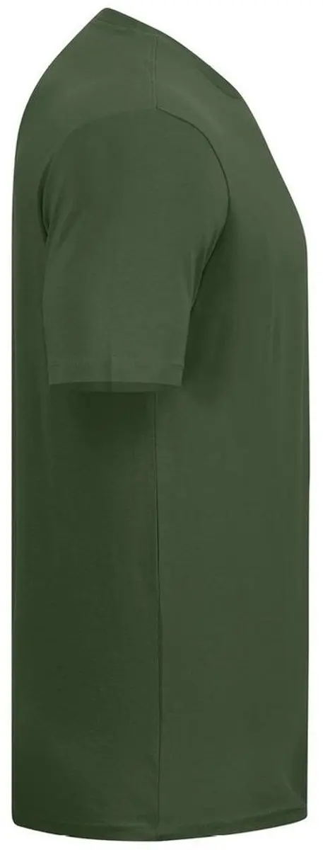 JAKO Organic Stretch T-Shirt Heren - Olijfgroen - Maat L