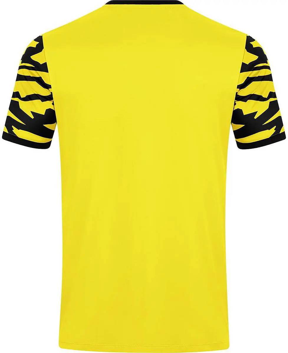 JAKO Animal Shirt Heren - Zwart/Citroen Maat S