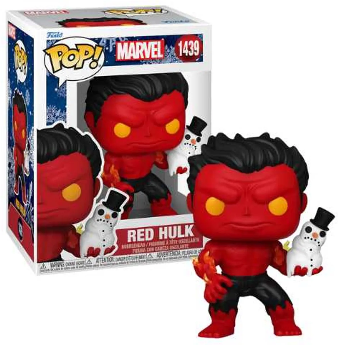 Funko Pop! Marvel Holiday Red Hulk #1439 - Veelkleurig