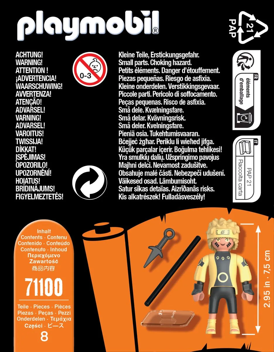Playmobil Naruto Itachi 71100 - Rikudou Sennin Mode