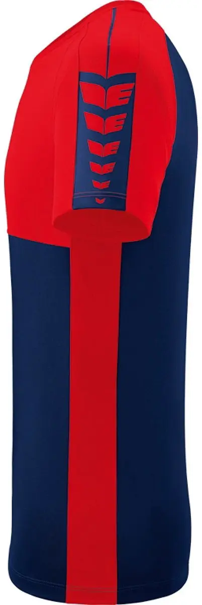 Erima Six Wings T-Shirt Kinderen - Rood/New Navy 116