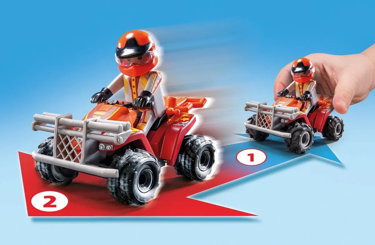 Playmobil Stuntshow 71808 Action Heroes - Multicolor - afbeelding 6 van 6