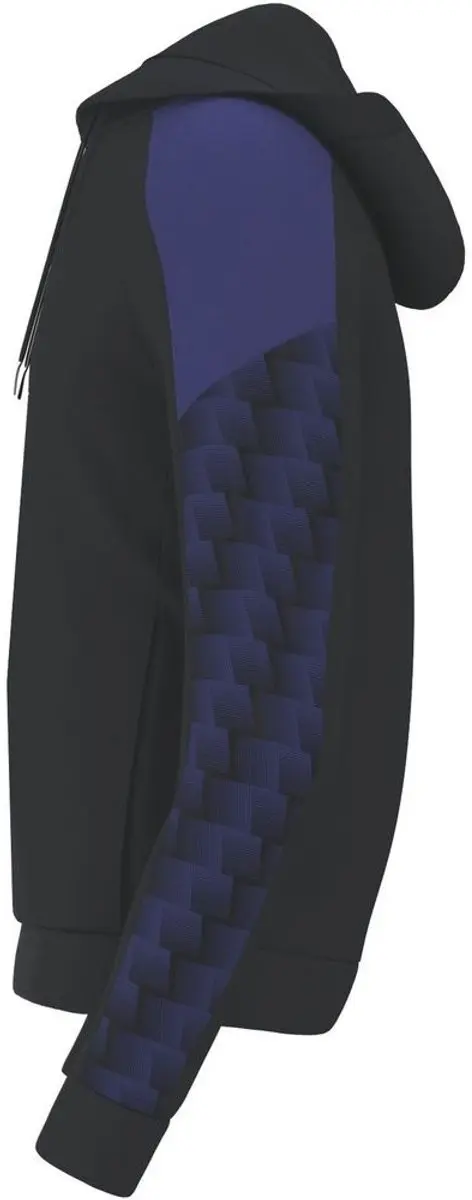 Erima Evo Star Sweatshirt Heren - 3XL - Zwart/Violet