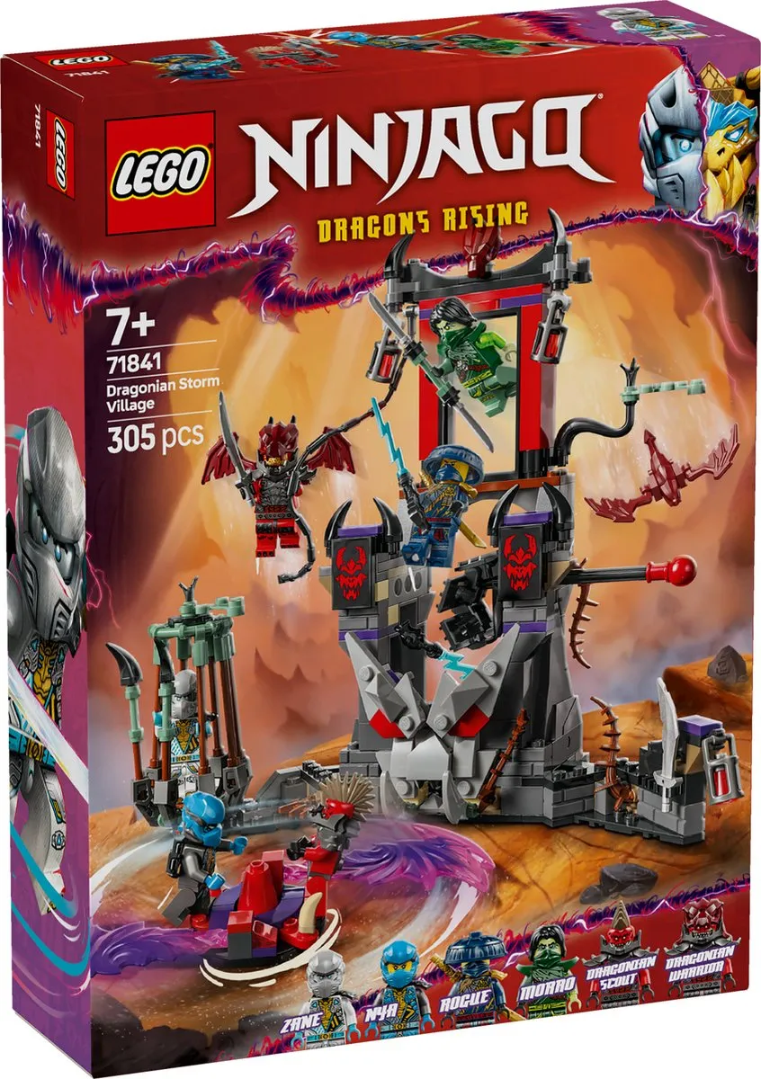 LEGO Ninjago Draconisch Dorp Gevechtsarena 71841 - 305 Stukken