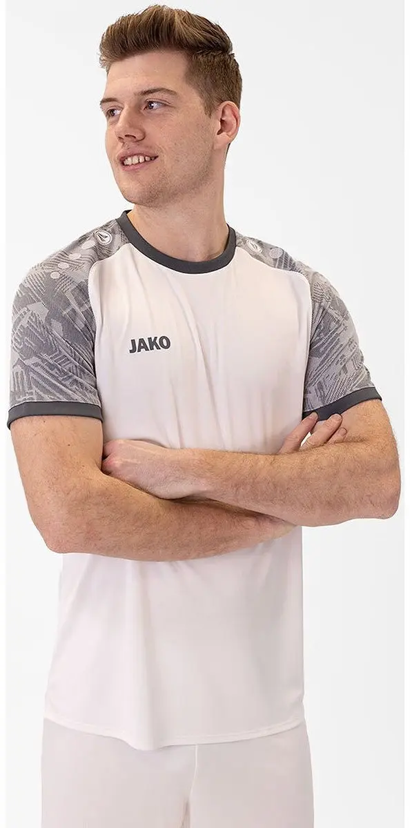 Jako Iconic Shirt Korte Mouw Heren - XXL Wit