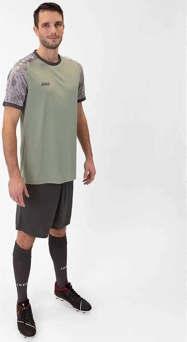 Jako Iconic Shirt Korte Mouw Heren XXL - Mintgroen/Zachtgrijs