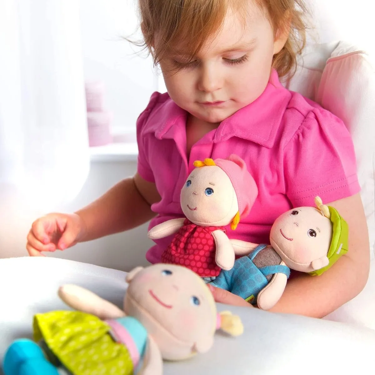 Haba Knuffelpop Hertha Junior 16cm - Multicolor