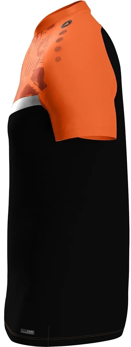 Jako Iconic Polo Heren - Zwart/Fluo Oranje L