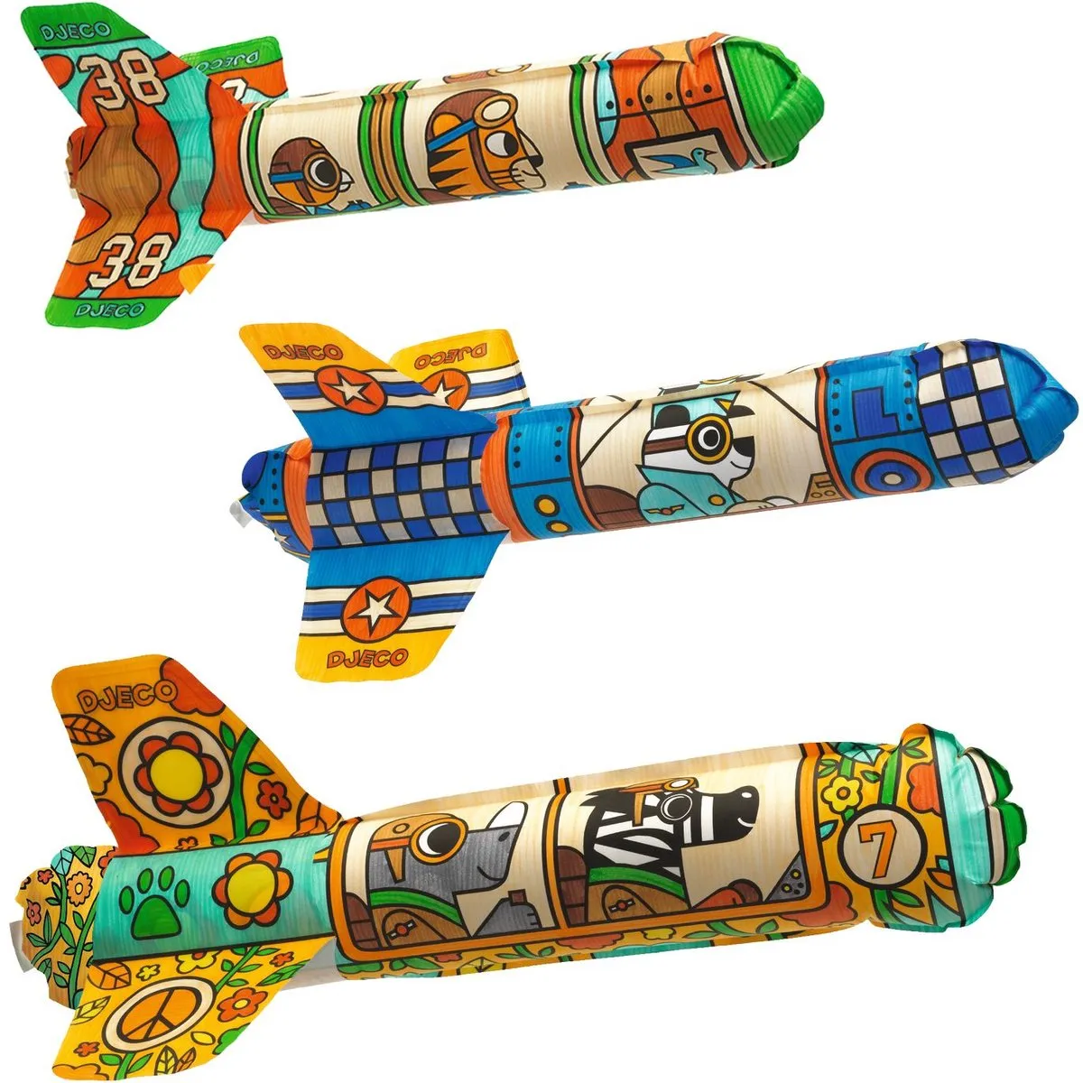 Djeco To the Sky Kleur- en Schilderboek - Multicolor - afbeelding 6 van 6