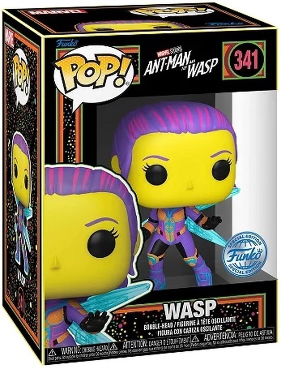 Funko Pop Marvel Ant-Man and the Wasp The Wasp Blacklight