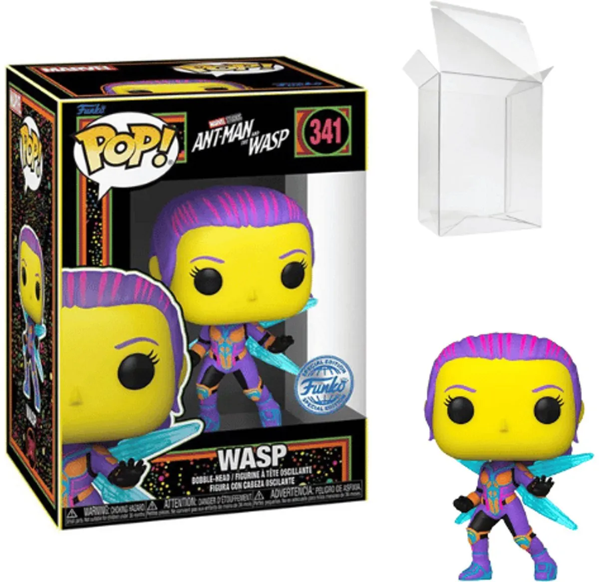 Funko Pop Marvel Ant-Man and the Wasp The Wasp Blacklight