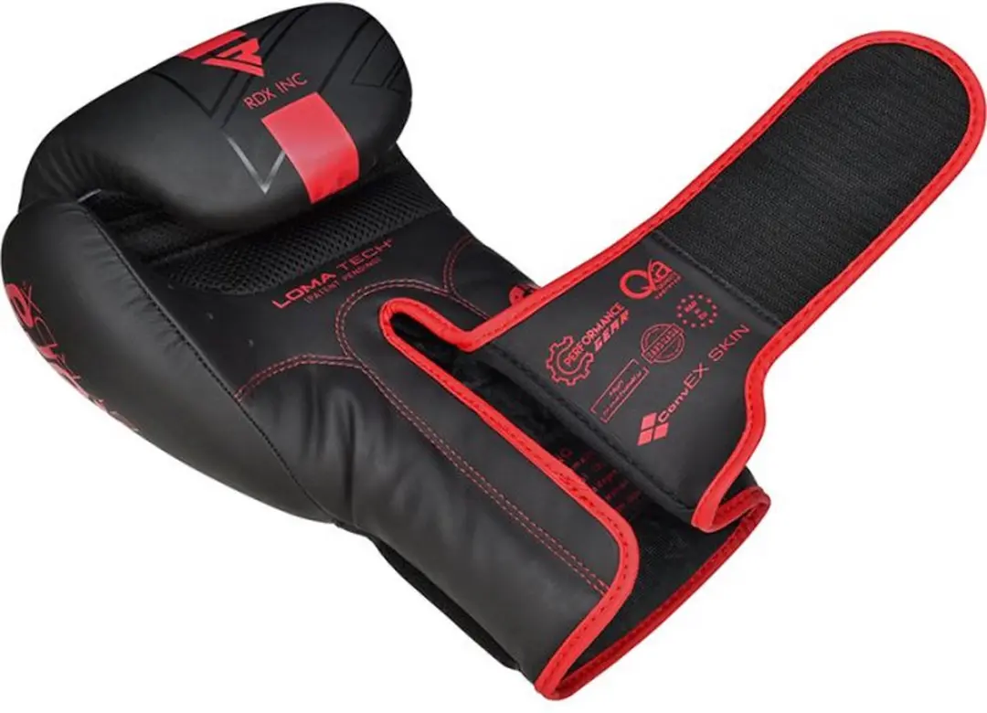 RDX Sports F6 Kara Bokshandschoenen 10 oz - Rood
