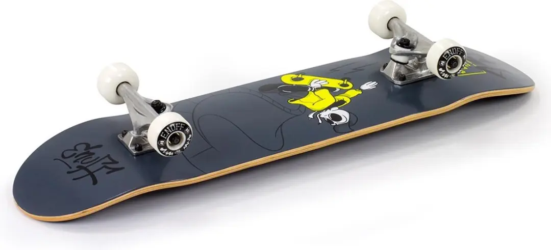 Enuff Skateboard - 2150-BLK - Zwart/Geel - afbeelding 2 van 6