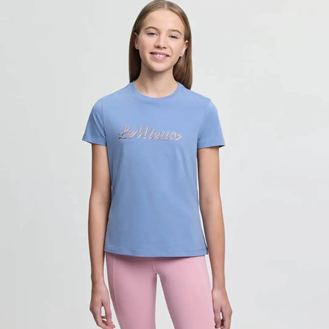 Lemieux Young Rider Arianna Shirt - 146 Lichtblauw - afbeelding 6 van 6