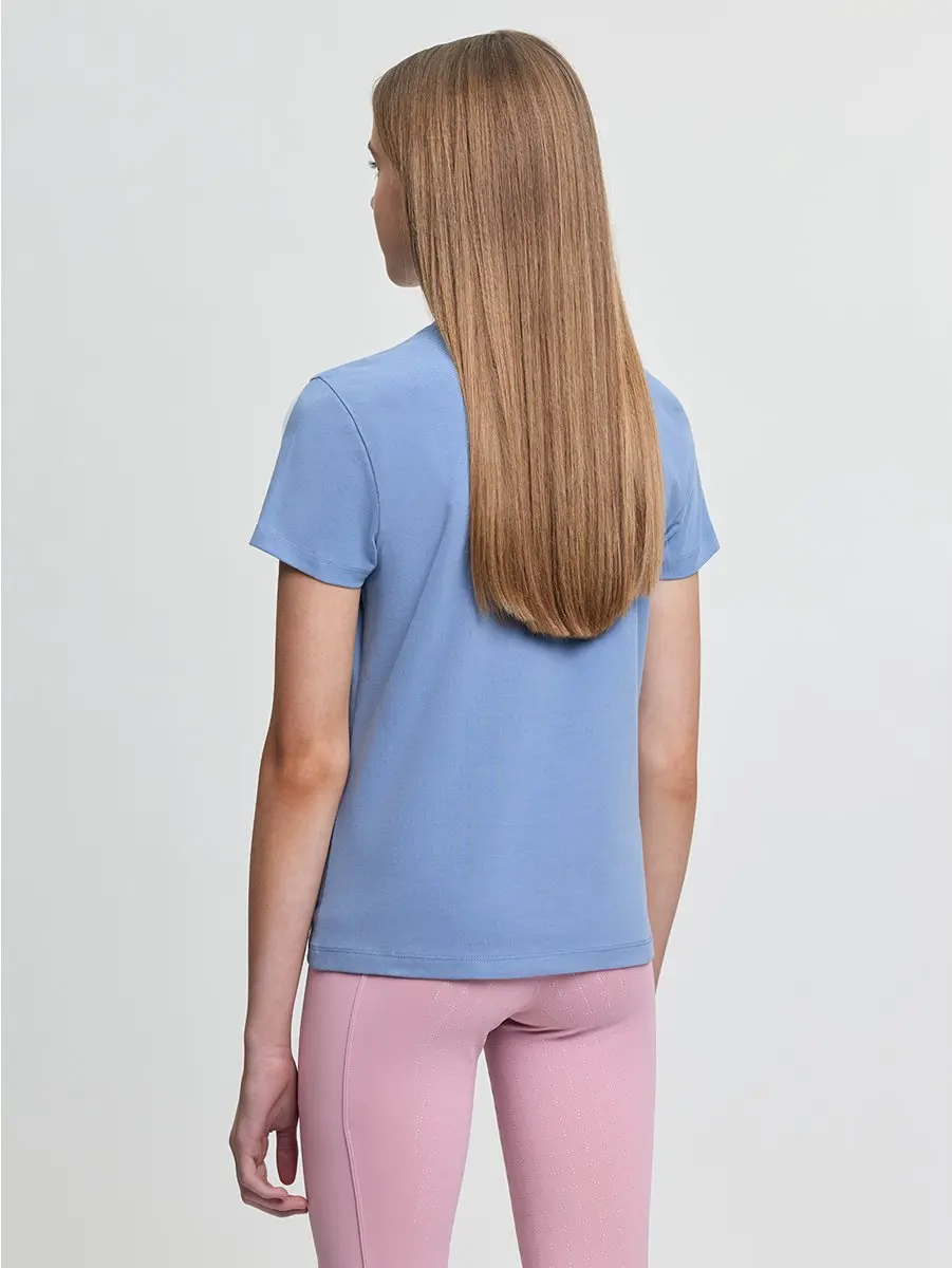 Lemieux Young Rider Arianna Shirt - 146 Lichtblauw