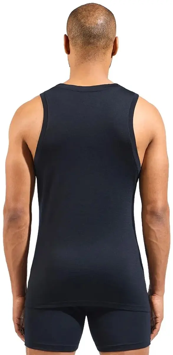 ODLO Merino 160 Mouwloos Baselayer Heren - Zwart S - afbeelding 2 van 5