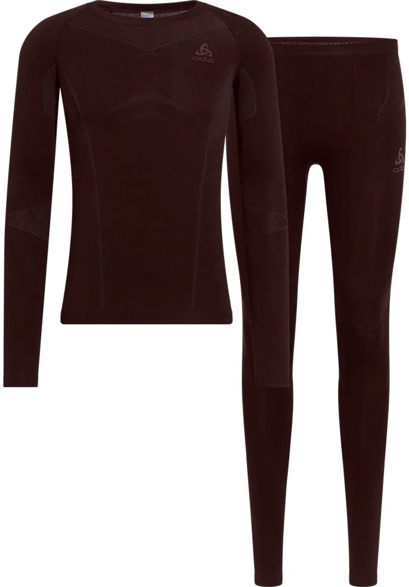 Odlo Fundamentals Performance Warm Basislaag Set Rood L Man