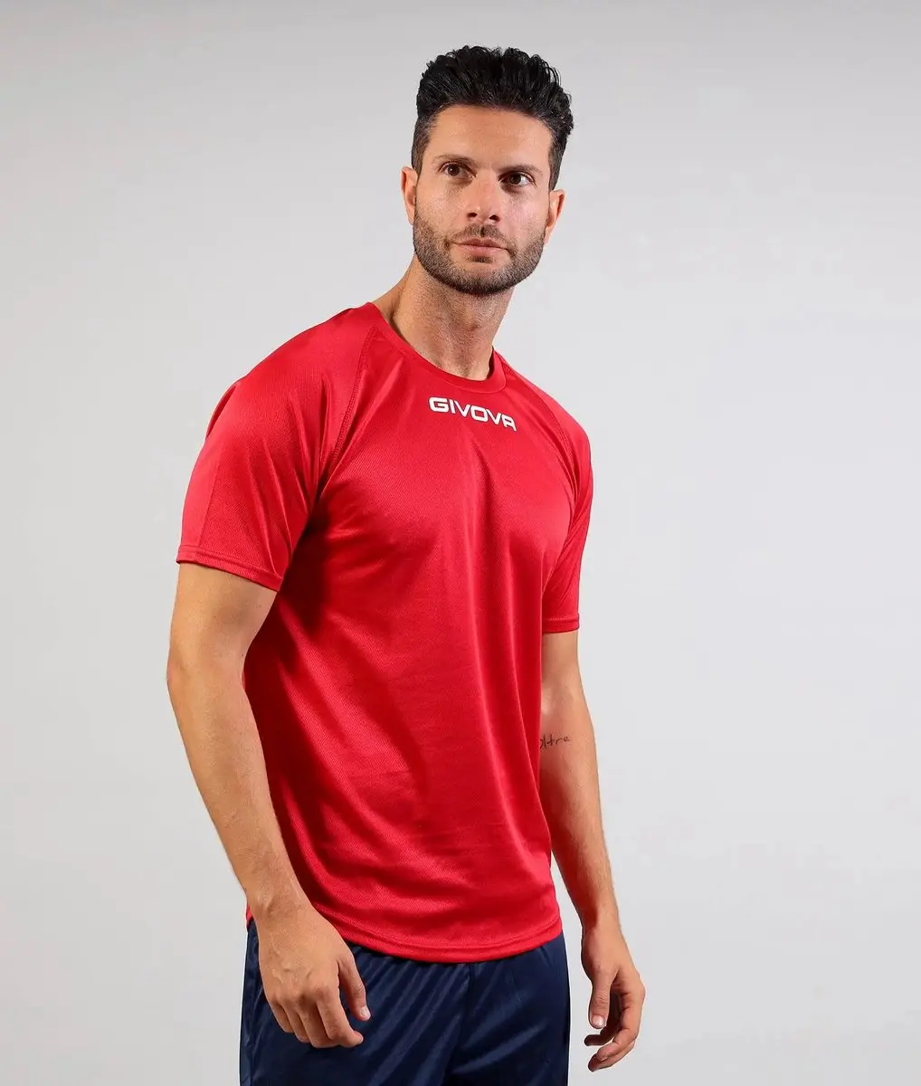 Givova One Microforata Sportshirt - XS - Rood