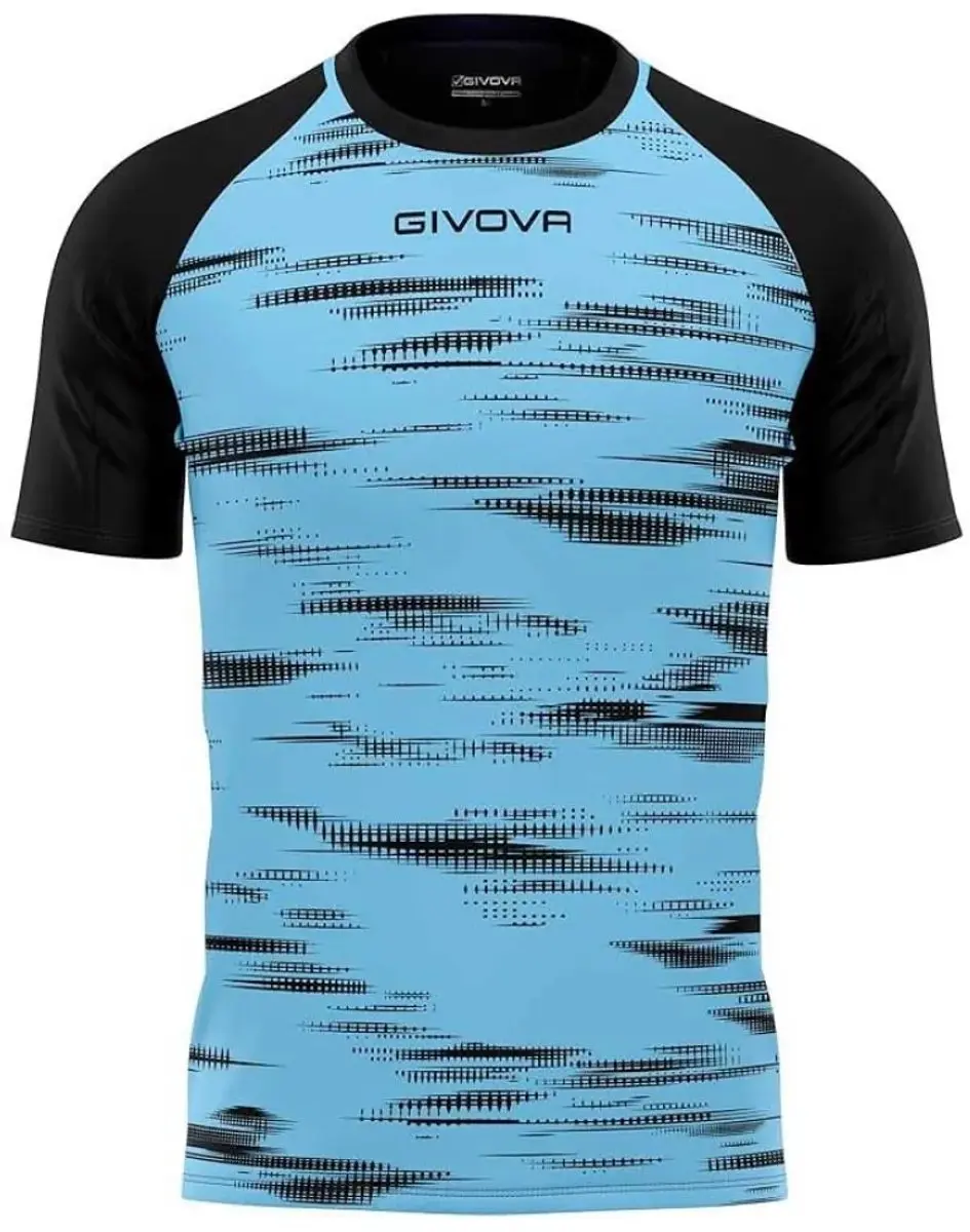 Givova Pixel Sport T-shirt - L - Zwart