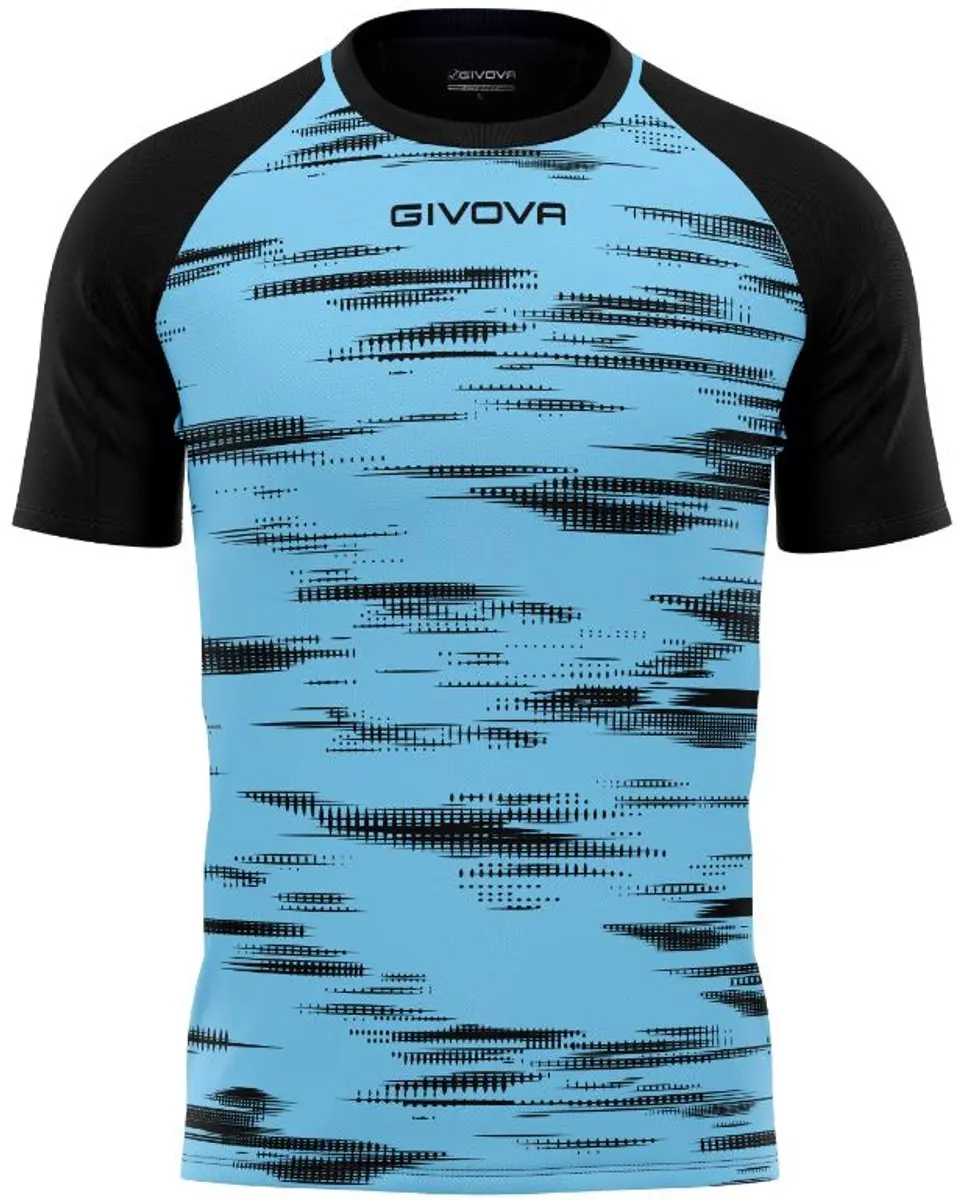 Givova Pixel Sport T-shirt - L - Zwart
