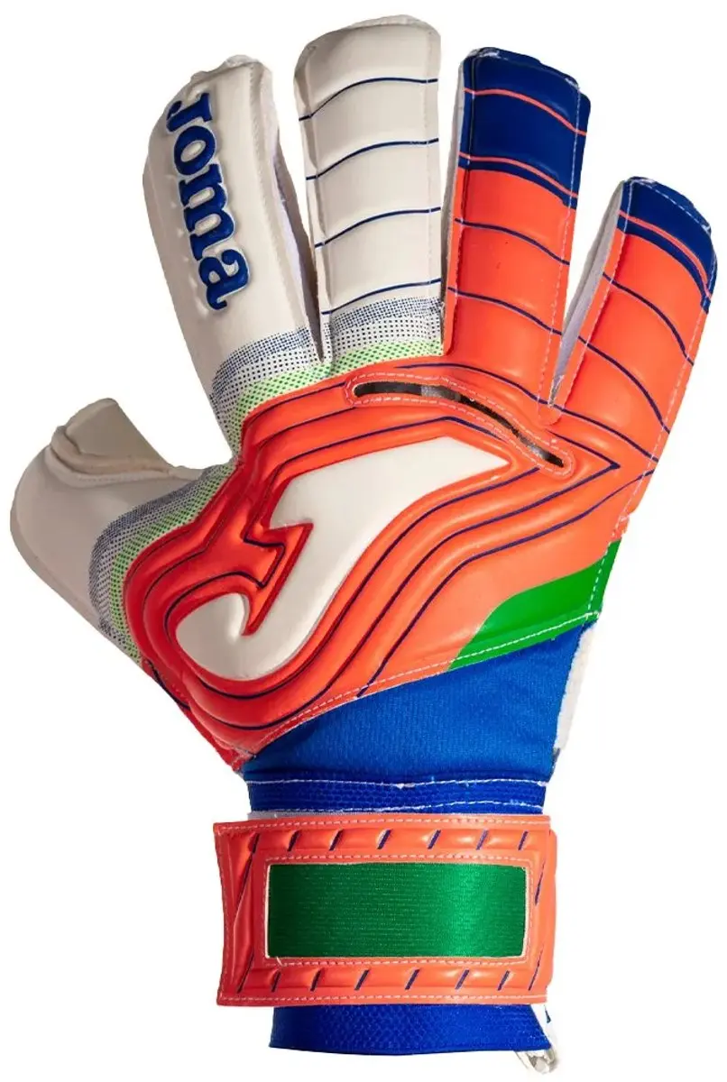 Joma Brave Keepershandschoenen 9 - Wit/Fluororanje