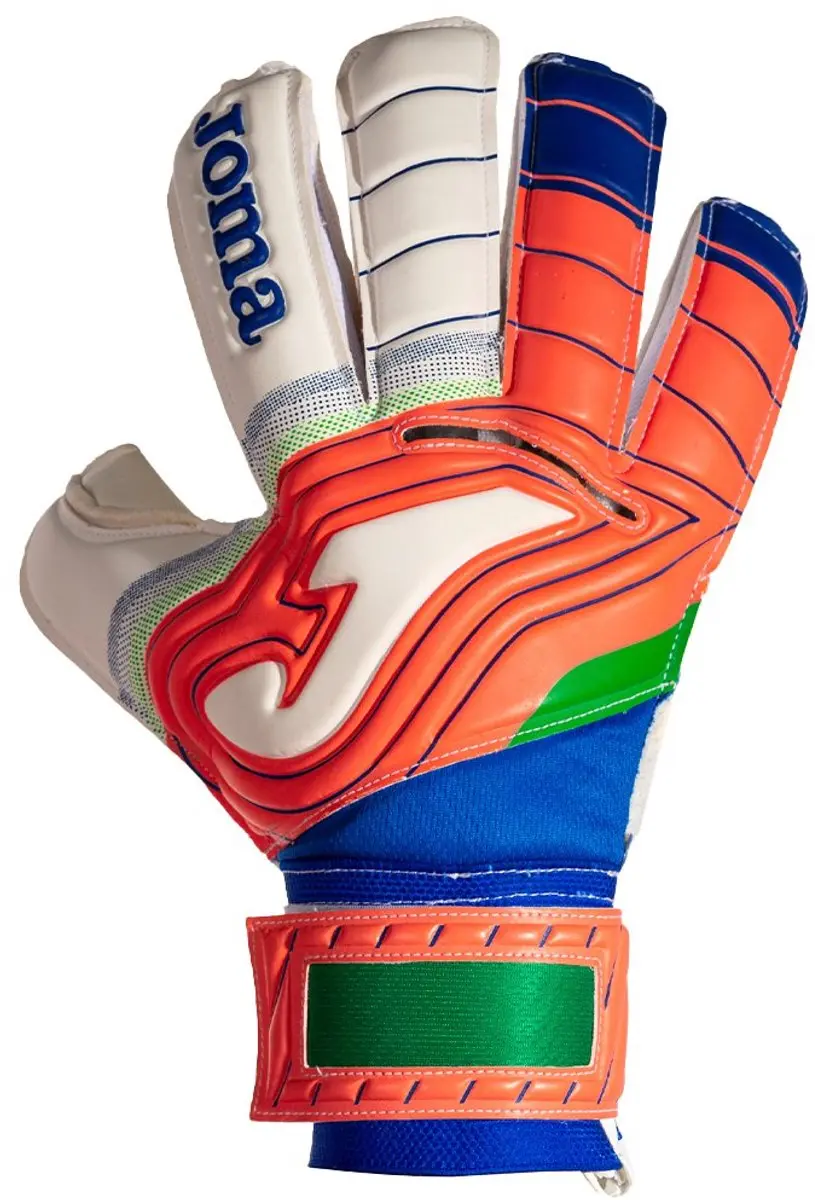 Joma Brave Keepershandschoenen 9 - Wit/Fluororanje