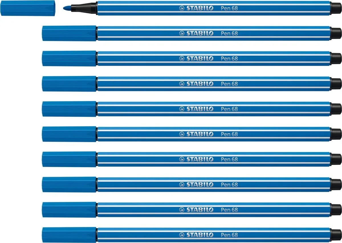 STABILO Pen 68 Ultramarijn Blauw