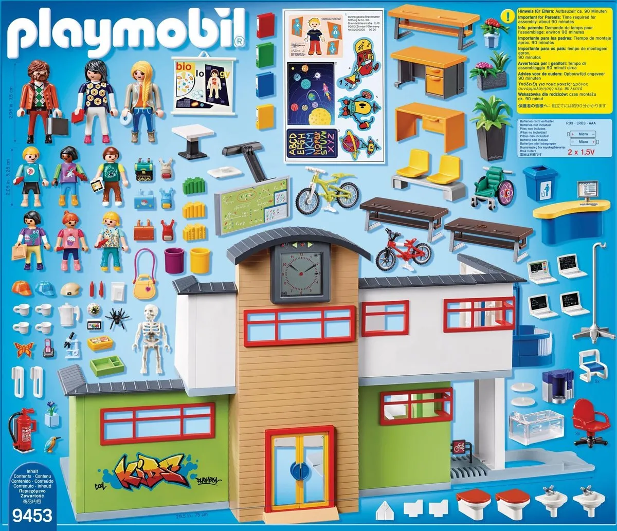 Playmobil City Life Ingerichte School 9453 - Multicolor - afbeelding 6 van 6