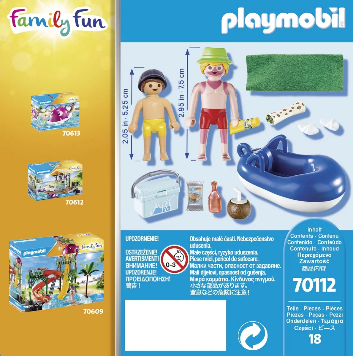 Playmobil Family Fun Badgast met Zwembanden 70112 - Multicolor - afbeelding 6 van 6